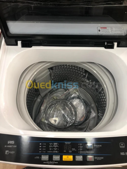 IRIS MACHINE A LAVER AUTOMATIQUE ECOSMART 10.5KG BLANC 