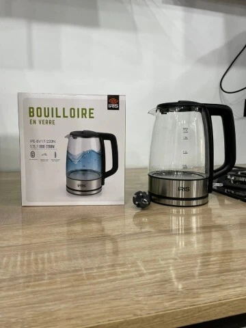 BOUILLOIRE EN VERRE IRIS IPE-BV17-220N 2200W 1.7L