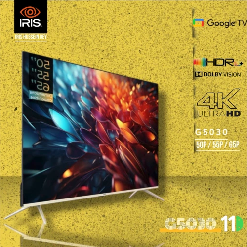 IRIS GOOGLE TV 55"G5030 ANDROID 4K UHD