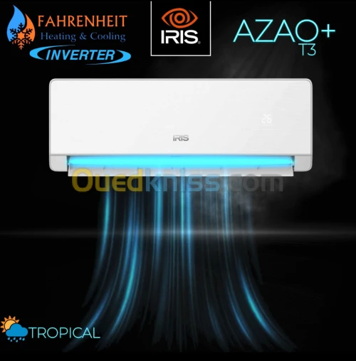 IRIS CLIMATISEUR SPLIT AZAO+ 12000 BTU TROPICAL / INVERTER 