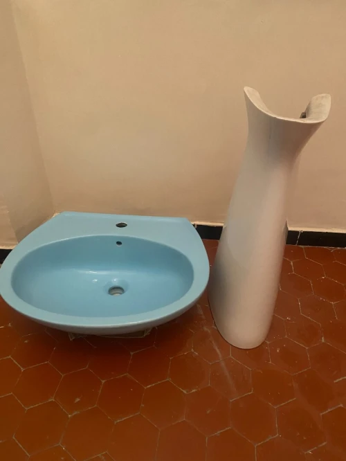 Lavabo sur pied + Mitigeur BCR