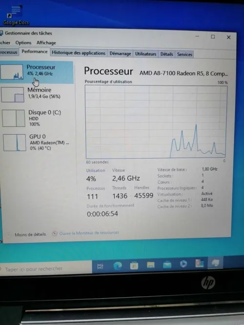 HP probook 455 G2 état 6 sur 10