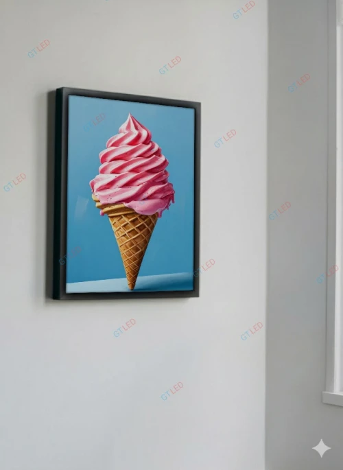 Ice cream shop decor | Cadre glacier moderne | Déco salon de glace