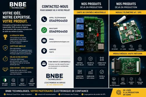 Conception Carte Électronique Sur Mesure en Algérie | PCB, STM32, ESP32, Prototype & Fabrication