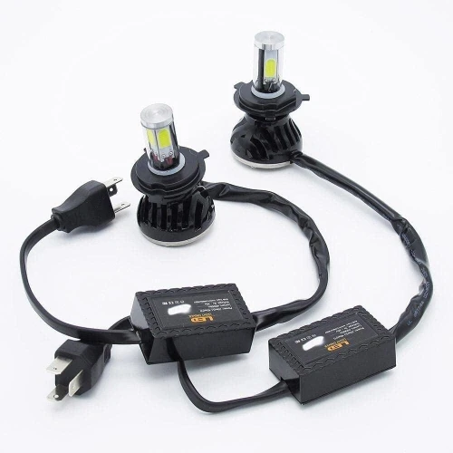 Kit Lampe de phare H4 LED 4 Directions 4000LM - مصابيح إضاءة أمامية للسيارات