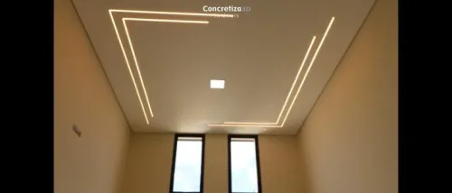 Placoplâtre peinture led profil 