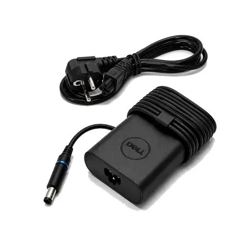 Chargeur Laptop Dell Original 65W 19V 3.34A Fiche Noir avec Câble Trèfle En État Excellent