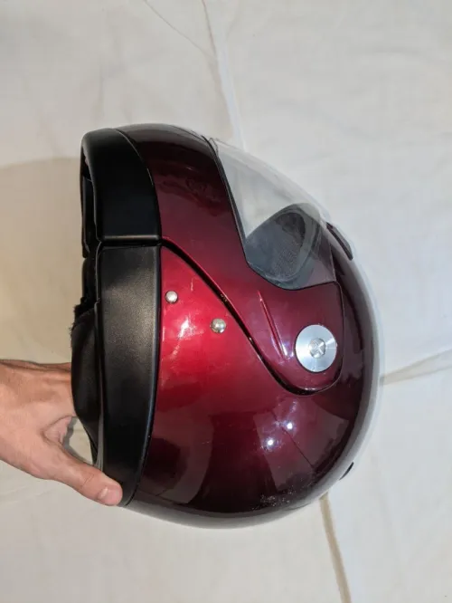 Casque moto PROBIKER Rouge Bordeaux XS - Neuf/Excellent État