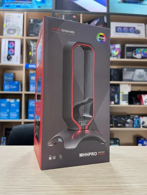 SUPPORT CASQUE MARS GAMING MHHPRO BLACK