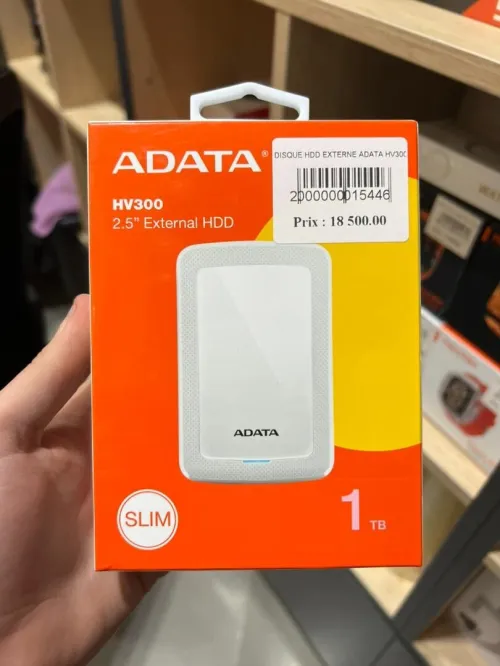 DISQUE DUR HDD EXTERNE ADATA HV300 SLIM 1TB