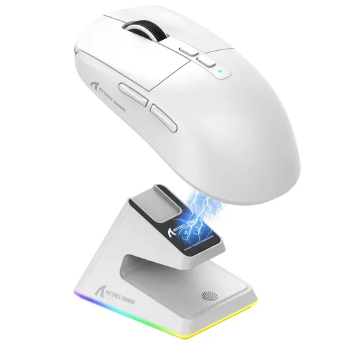 SOURIS ATTACK SHARK X6 WIRELESS WHITE