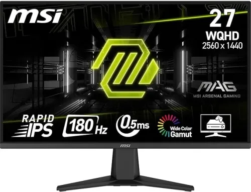 MONITEUR MSI MAG 275QF 27'' 2K 180HZ FAST IPS 0.5MS