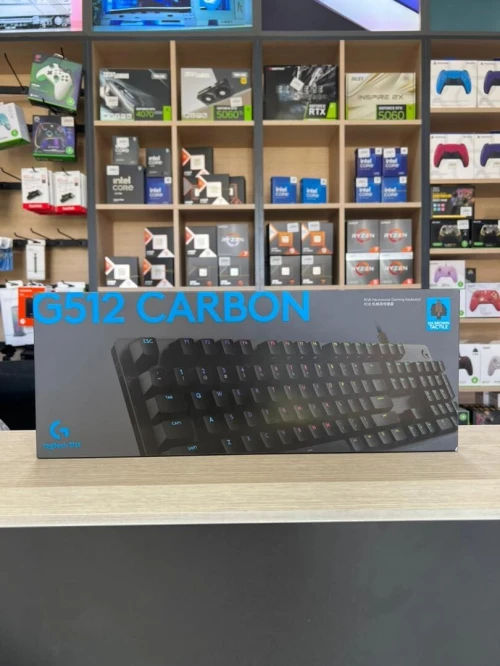 CLAVIER LOGITECH G512 CARBON RED LINEAR / BROWN TACTILE
