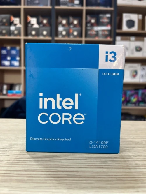 CPU Intel Core I3 14100F BOX (3.5 GHz / 4.7 GHz / 4Cores / 8 Threads / 12 MB Cache )