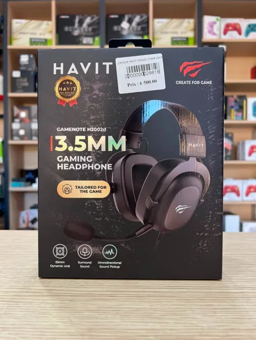 CASQUE HAVIT H2002D 3.5MM
