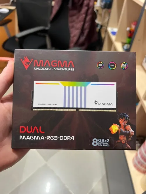 RAM MAGMA 8GB 3600MHZ RGB WHITE ( CONFIGURATION UNIQUEMENT )