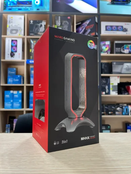 SUPPORT CASQUE MARS GAMING MHHX BLACK