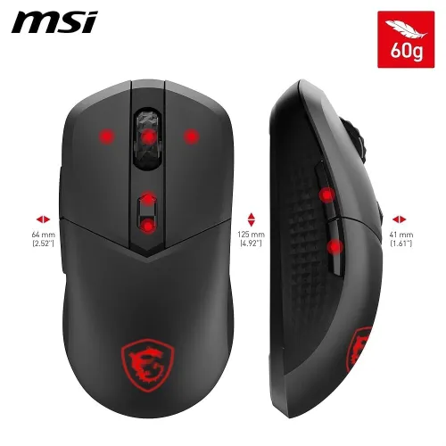 SOURIS MSI VERSA 300 WIRELESS BLACK