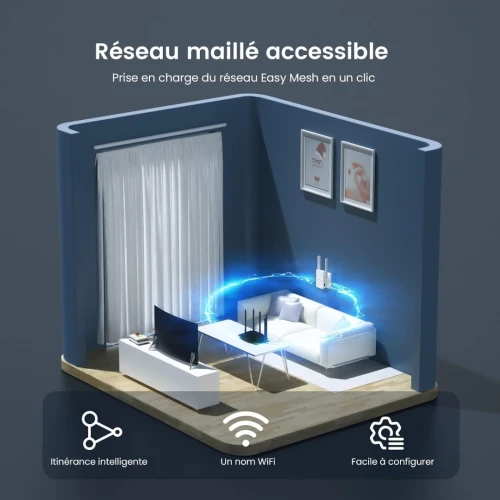 RANGE EXTENDER TENDA A23 AX1500 DUAL BAND WIFI6