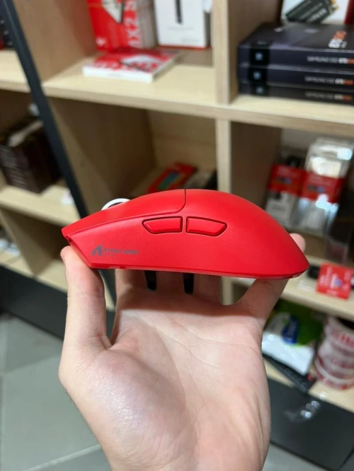 SOURIS ATTACK SHARK X11 + STAND ( RED )