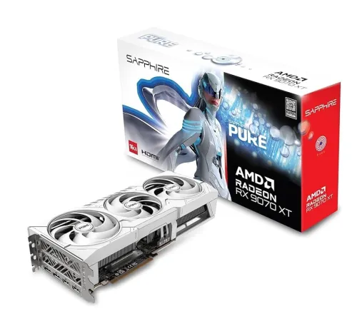 GPU SAPPHIRE PURE RX9070 XT 16GB WHITE ICE