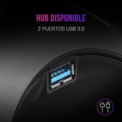SUPPORT CASQUE MARS GAMING MHHPRO BLACK