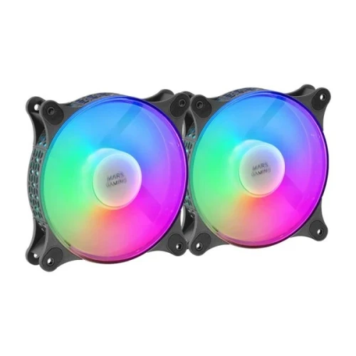 PACK 2X FAN MARS GAMING MFDUO BLACK