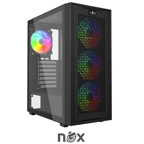 BOITIER NOX NEXUS BLACK RGB