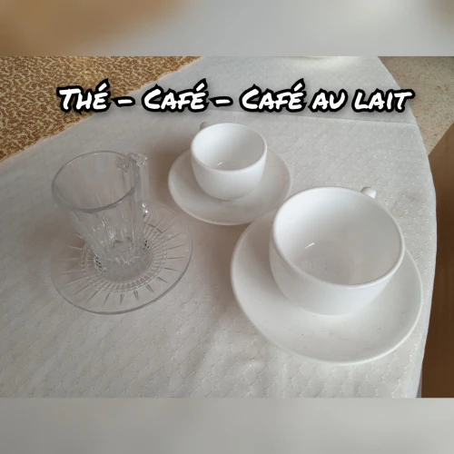 Location vaisselles pour dîner ou café 
