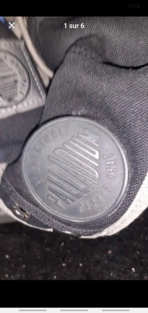 Palladium original  pointure 37 grise  4000