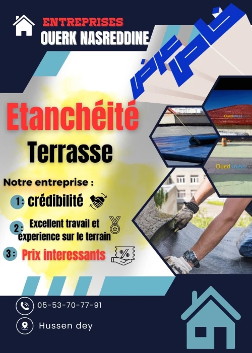 Étanchéité terrasse 