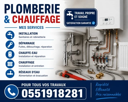 Plombier qualifié disponible