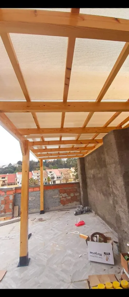 Pergola luxe en bois