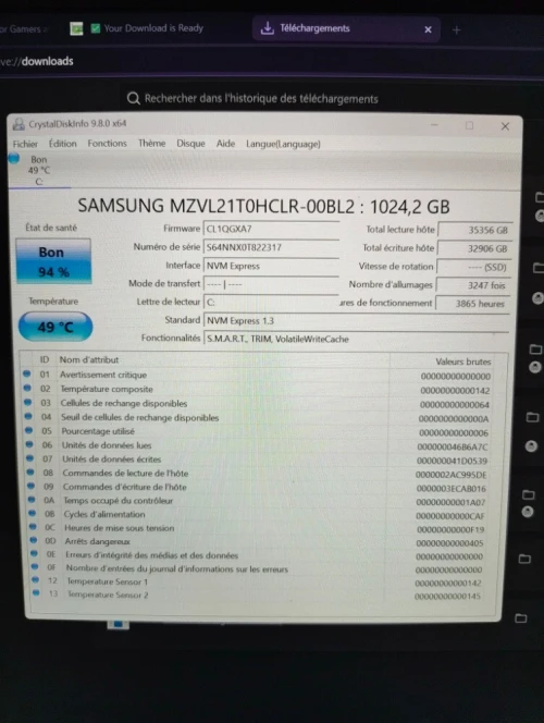 LENOVO LEGION 5 PRO (16IAH7H) - RTX 3070 Ti FULL POWER i7 12eme / 16 GO DDR5/ 1TO SSD /165HZ