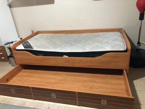Chambre Gautier pour enfant et ados 3 lits + bureau TB état