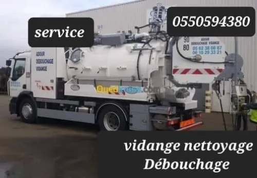Service nettoyage des foos vidange 