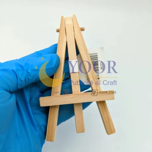 mini chevalet 12cm حامل خشبي