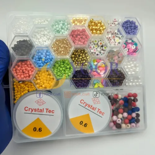 kit perle honeycomb علبة خرز خلية