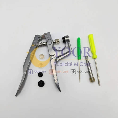 Pince bouton pression plastique مشبك ازرار الضغط البلاستيكية