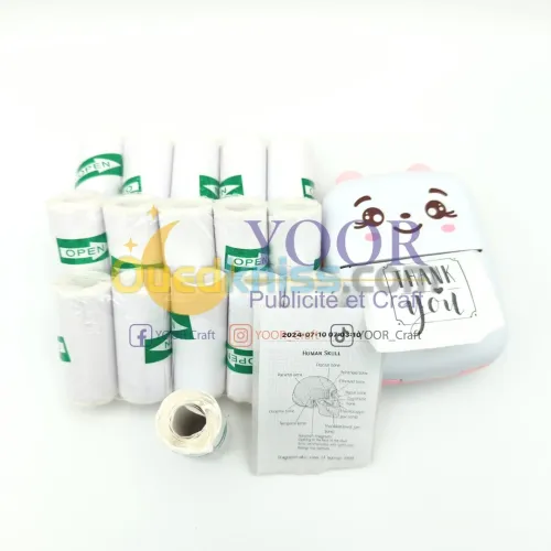 papier autocollant mini printer ورق لاصق خاص