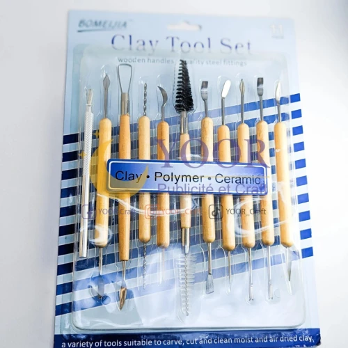 kit outils de modelage طقم ادوات النحت