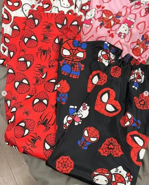 spiderman / hellokitty trending tiktok pants