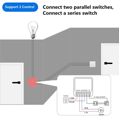 Mini switch Tuya 16A