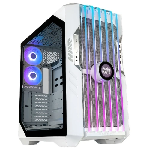 Boitier Cooler Master HAF 700 EVO Blanc Ecran IRIS, ventilateurs Sickleflow, USB Type-C