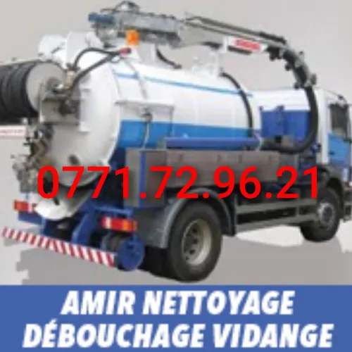Camion débouchage camion vidange fosse nettoyage canalisation nettoyage cave