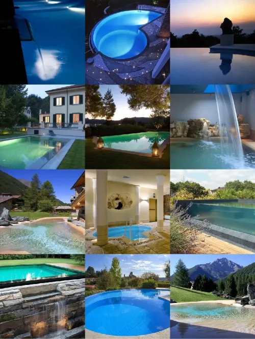 Création piscine et cascade
