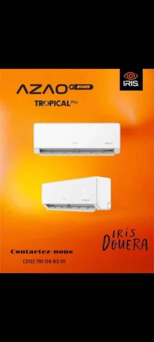 PROMOTION  تخفيضاتClimatiseur IRIS 12 / 18 btu super tropical inverter AZAO+ 2025 Anti allergique 