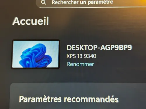 DELL XPS 13-9340 ULTRA 7 ÉCRAN 13"