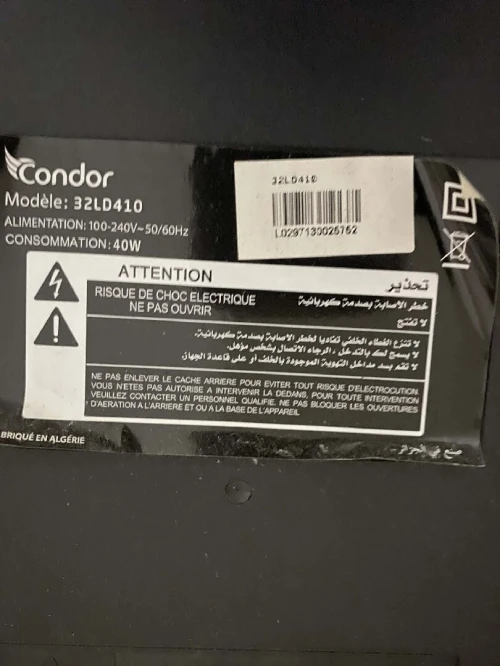 Téléviseur condor