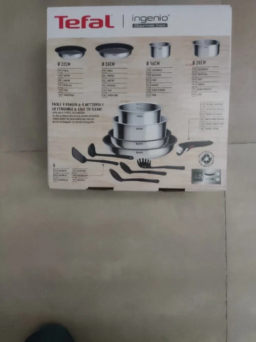 Set 10 pièces Ingenio en inox pro tous feux - TEFAL